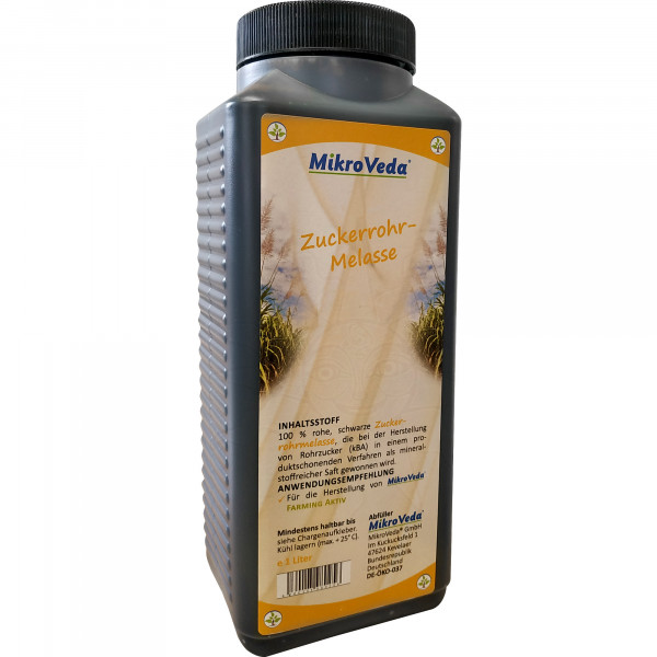 MIkroVeda Zuckerrohr-Melasse 1 Liter