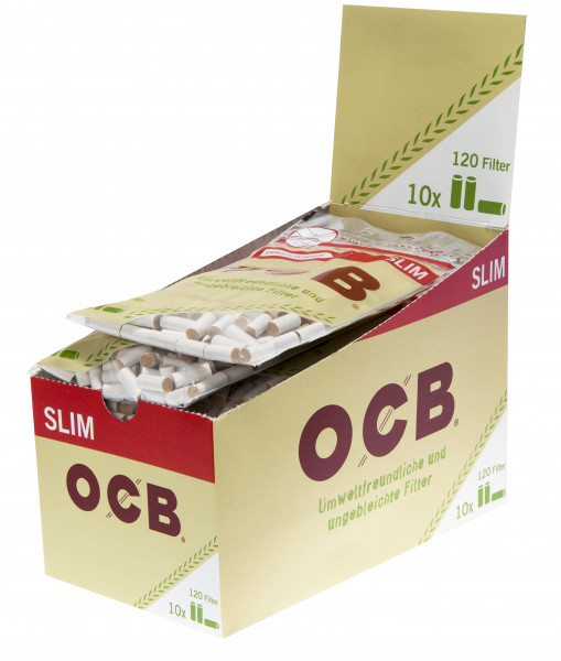 OCB Organic Slim Filter 6 mm (10 Beutel à 120 Filter)