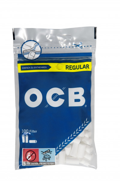 OCB Drehfilter Regular 7,5 mm (100 Filter)