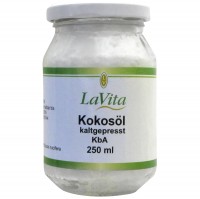 Kokosöl kaltgepresst kbA 250 ml Kokosöl kaltgepresst kbA 250 ml