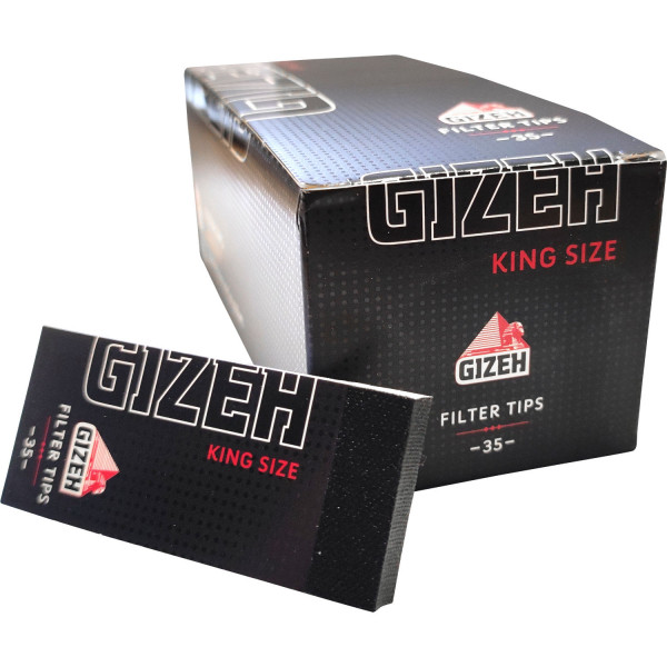 Gizeh King Size FIltertips (VE: 24 Heftchen à 35 Tips)