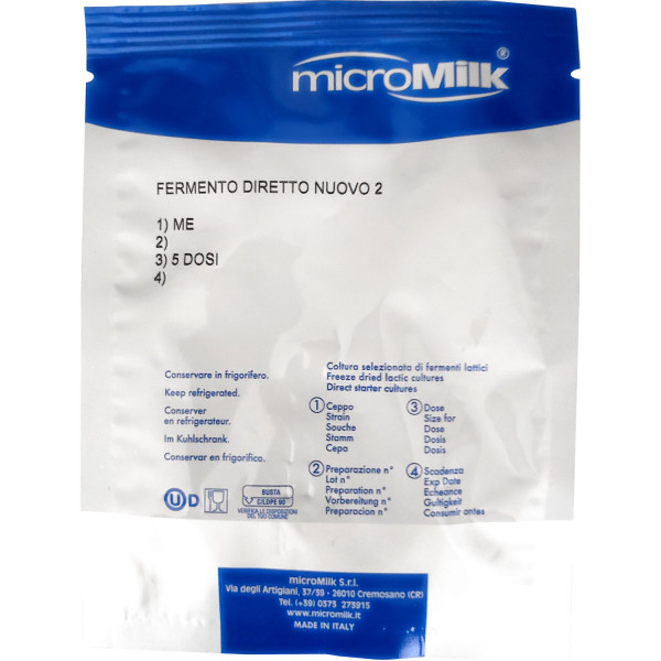 Micromilk Quarkkultur 15 g (Beutel, blau)