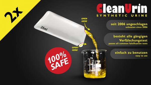 CleanU Clean Urin 2 x 25 ml