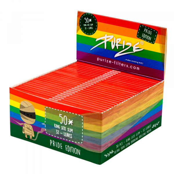 Purize Rainbow Papers King Size Slim (50 Heftchen à 32 Blatt)