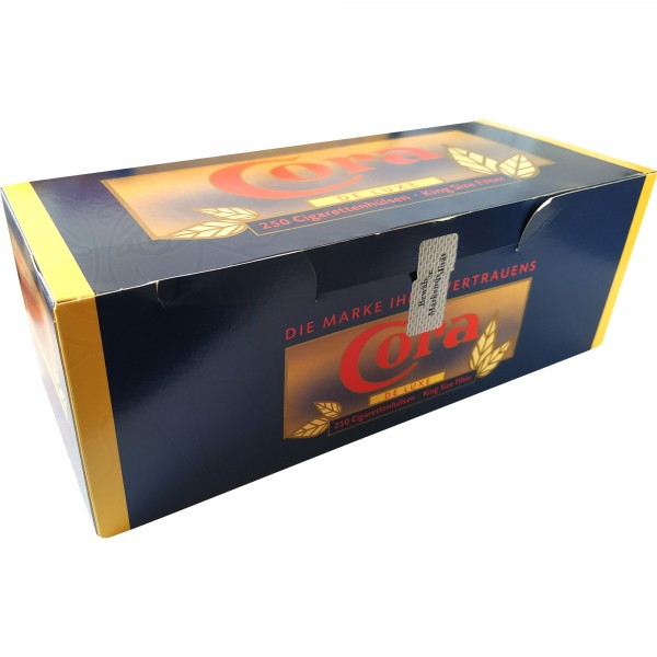 Cora De Luxe Cigarettenhülsen (250 Stück)