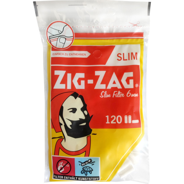 ZIG-ZAG Slim Filter 6 mm (120 Filter)